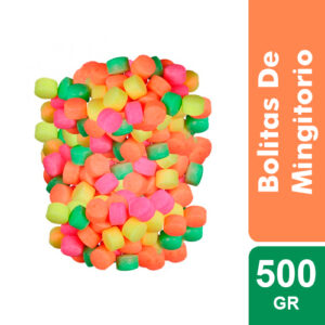 BOLITAS MINGITORIO COLORES X 500 GR