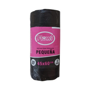BOLSA RESIDUO 45X60 FLOWI PACK 24 ROLLOS X20U NEGRA
