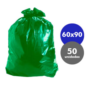BOLSAS 60X90 VERDES X 50 U