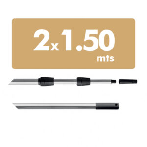 EXT TELESC ALUM PROF LIVIANO 2X1.50 MTS.