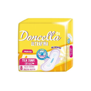 TOALLAS FEMENINAS DONCELLA ULTRAFINAS X 8U