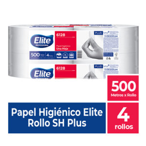 P.HIGIENICO 6128 ELITE JUMBO 4X500M EXTRA BLANCO SH