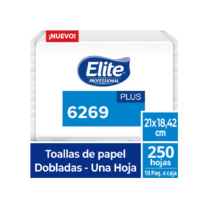TOALLA INTERCALADA 6269 BLANCA 3 PAÑOS 250 HOJAS