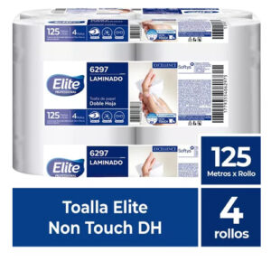 TOALLA ELITE 6297 NON TOUCH AM 4X125MTS DOBLE HOJA