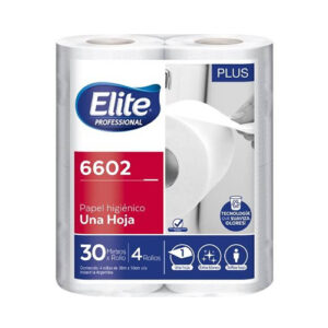 P. HIGIENICO ELITE 6602 SIMPLE HOJA X 30MT 12X4