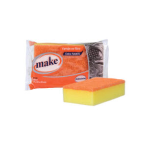 ESPONJA EXTRA FUERTE NARANJA (ANTIBACTERIAL)
