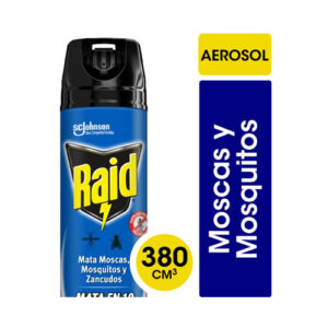 RAID MATA MOSCAS Y MOSQUITOS AEROSOL 380 ml