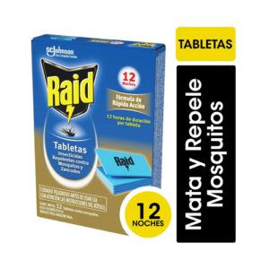 RAID TABLETAS X 12 UN.