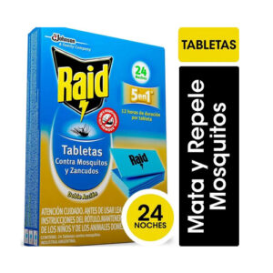 RAID TABLETAS X 24 UN.