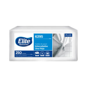 TOALLA INTERCALADA 6295 ELITE 22X20CM 2 PANELES PLUS X 2500 HOJAS