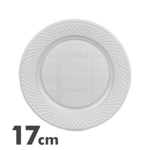 PLATO DESCARTABLE REDONDO 17CM BLANCO X50 U