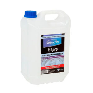 AGUA DESMINERALIZADA H2PRO MERCLIN X 5 LITROS