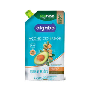 ACONDICIONADOR ALGABO GUACATE Y AR, MANZAN, COCO Y LECHE DP 300ML