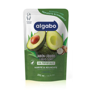 JABON LIQUIDO ALGABO COCO Y MIEL/KARITE Y AGUACATE DP 220ML