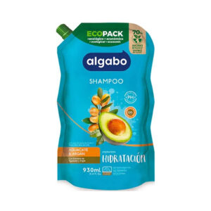 SHAMPOO ALGABO AGUACATE Y ARGAN, MANZ Y MAG, COCO Y LECHEDP 930ML