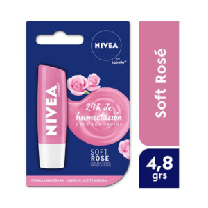 NIVEA LABIAL SOFT ROSE