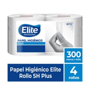P. HIGIÉNICO 6112 ELITE PLUS 300M CONO GRANDE X 4 UNIDADES