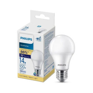 LAMPARA PHILLIPS BULBO LED CALIDO 14 W