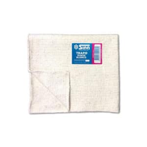TRAPO COSTURADO SUAVE BLANCO SINA 48X60