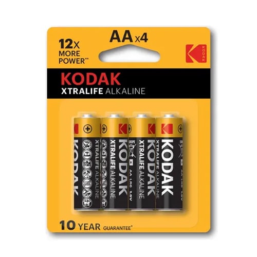 PILAS AA KODAK XTRALIFE ALKALINE BLISTER X 4