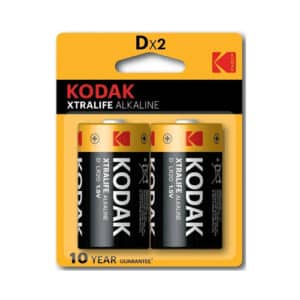 PILAS D KODAK XTRALIFE ALKALINE BLISTER X 2U